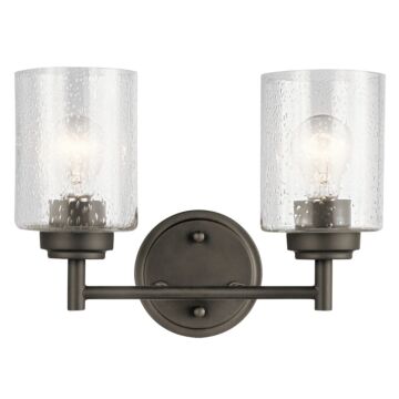 Winslow Two Light Bath in Olde Bronze by Kichler