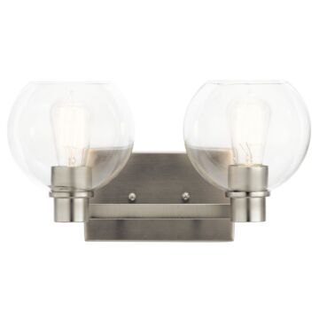 Harmony Two Light Bath in Brushed Nickel by Kichler