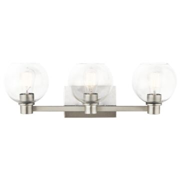 Harmony Three Light Bath in Brushed Nickel by Kichler