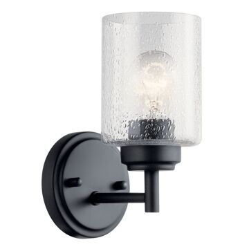 Winslow One Light Wall Sconce in Black by Kichler