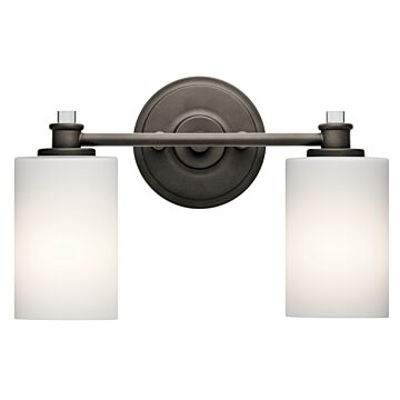 Joelson Two Light Bath in Olde Bronze by Kichler