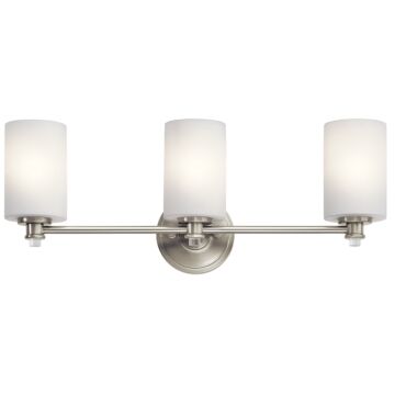 Joelson Three Light Bath in Brushed Nickel by Kichler