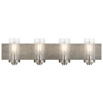 Dalwood Four Light Bath in Classic Pewter by Kichler
