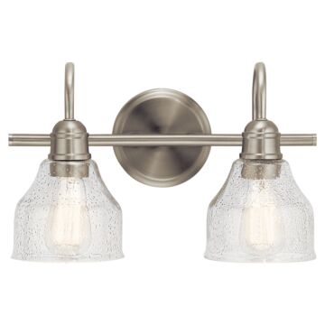 Avery Two Light Bath in Brushed Nickel by Kichler