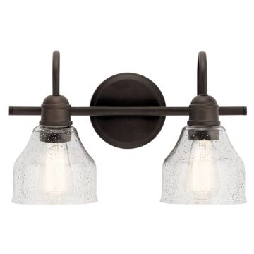 Avery Two Light Bath in Olde Bronze by Kichler