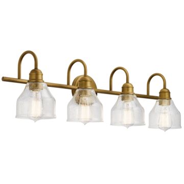 Avery Four Light Bath in Natural Brass by Kichler