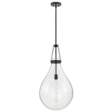 Eloise 1-Light Large Pendant in Black