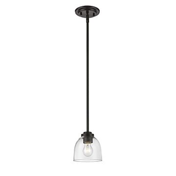 Z-Lite Ashton 1-Light Mini Pendant Light In Bronze