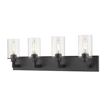 Z-Lite Savannah 4-Light Bathroom Vanity Light In Bronze