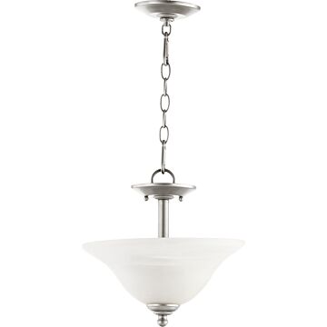 Spencer Two Light Dual Mount in Classic Nickel by Quorum International