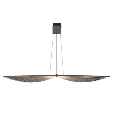 Seraph 1-Light LED Chandelier in Black