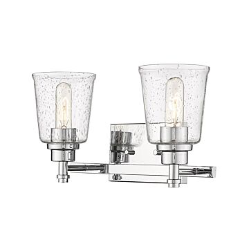 Z-Lite Bohin 2-Light Bathroom Vanity Light In Chrome
