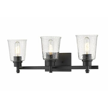 Z-Lite Bohin 3-Light Bathroom Vanity Light In Matte Black