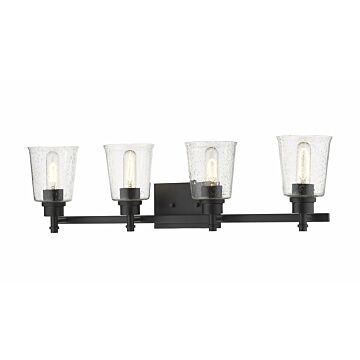Z-Lite Bohin 4-Light Bathroom Vanity Light In Matte Black