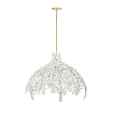 Jalore 6-Light Pendant in Distressed White