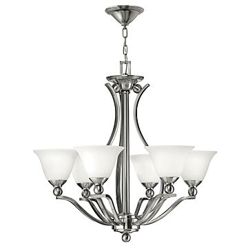 Hinkley Bolla 6-Light Pendant In Brushed Nickel