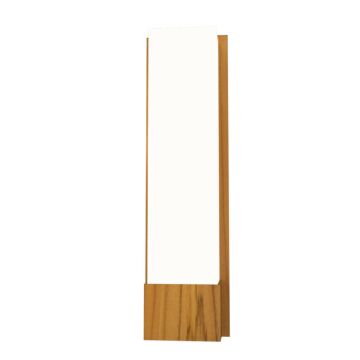 Clean LED Wall Lamp in Teak