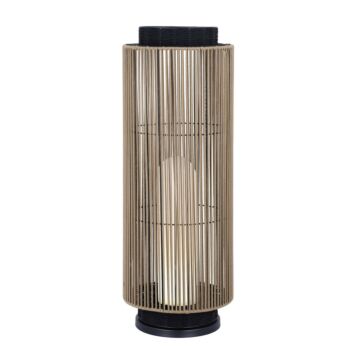 Aden 1-Light Outdoor Portable Lamp in Brown