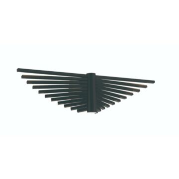 Seraph 1-Light LED Wall Light in Black
