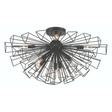 Dendelio 9-Light Chandelier in Black