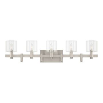 Decato 5-Light Wall Light in Nickel