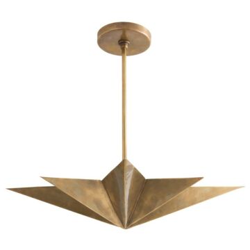 Rex Four Light Pendant in Antique Brass by Arteriors