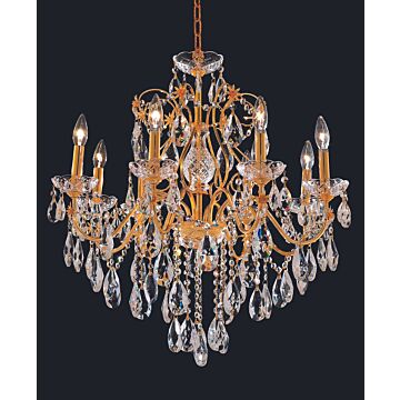 St. Francis 8-Light Chandelier in Gold