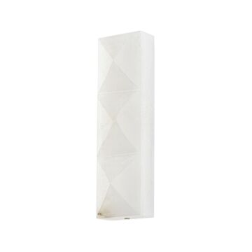 Gypsum LED Wall Sconce in Vintage Brass by Corbett Lighting