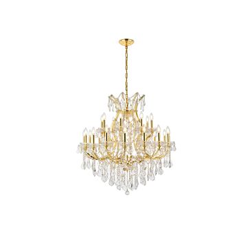 Maria Theresa 24-Light Chandelier in Gold