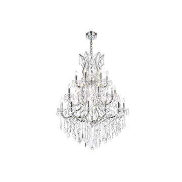 Maria Theresa 28-Light 2Chandelier in Chrome