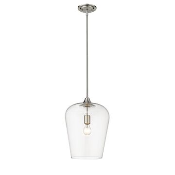 Z-Lite Joliet 1-Light Pendant Light In Brushed Nickel