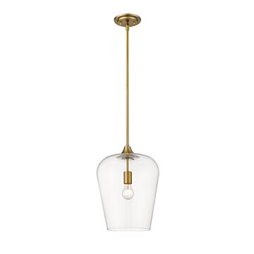 Z-Lite Joliet 1-Light Pendant Light In Olde Brass