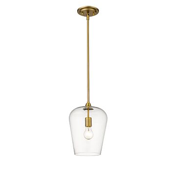 Z-Lite Joliet 1-Light Pendant Light In Olde Brass