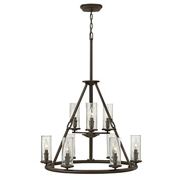 Hinkley Dakota 9-Light Chandelier In Oil Rubbed Bronze