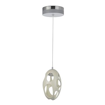 Craftmade Ovale 8 Inch Mini Pendant in White