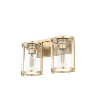 Hunter Astwood 2-Light Bathroom Vanity Light in Alturas Gold