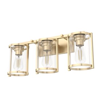 Hunter Astwood 3-Light Bathroom Vanity Light in Alturas Gold