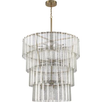 Museo 28 Light Chandelier in Satin Brass by Craftmade