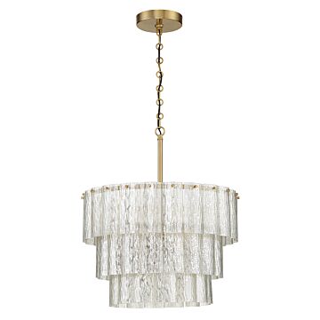 Museo 12 Light Pendant in Satin Brass by Craftmade