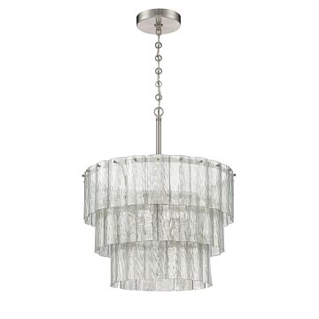 Museo Nine Light Pendant in Brushed Polished Nickel by Craftmade
