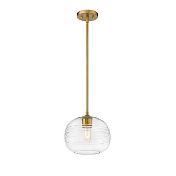 Z-Lite Harmony 1-Light Pendant Light In Olde Brass