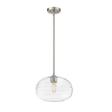 Z-Lite Harmony 1-Light Pendant Light In Brushed Nickel