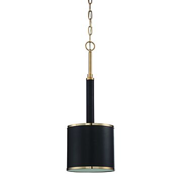 Craftmade Quinn 9" Mini Pendant in Satin Brass