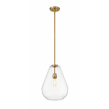 Z-Lite Ayra 1-Light Pendant Light In Olde Brass