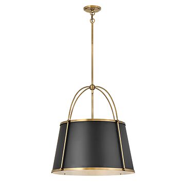 Hinkley Clarke 4-Light Pendant In Warm Brass