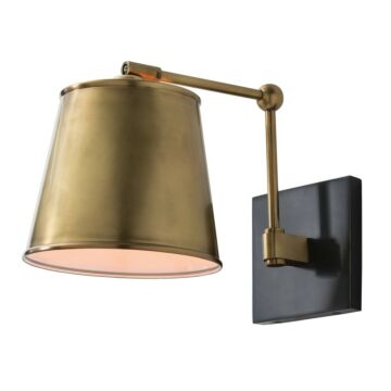 Watson One Light Wall Sconce in Antique Brass by Arteriors