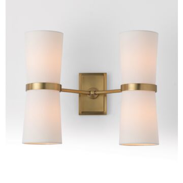 Inwood Four Light Wall Sconce in Antique Brass by Arteriors