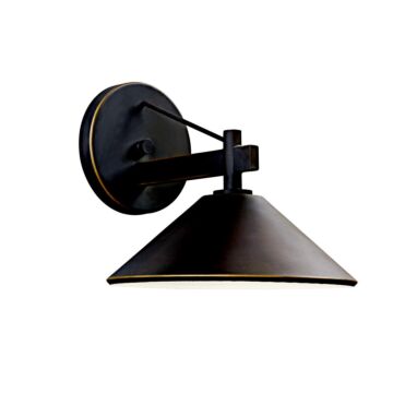 Ripley One Light Outdoor Wall Mount in Olde Bronze by Kichler