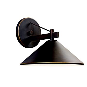 Ripley One Light Outdoor Wall Mount in Olde Bronze by Kichler