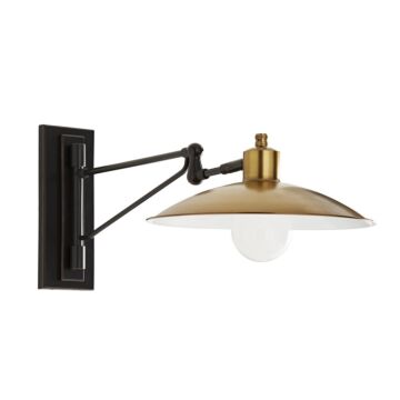 Nox One Light Wall Sconce in Antique Brass by Arteriors